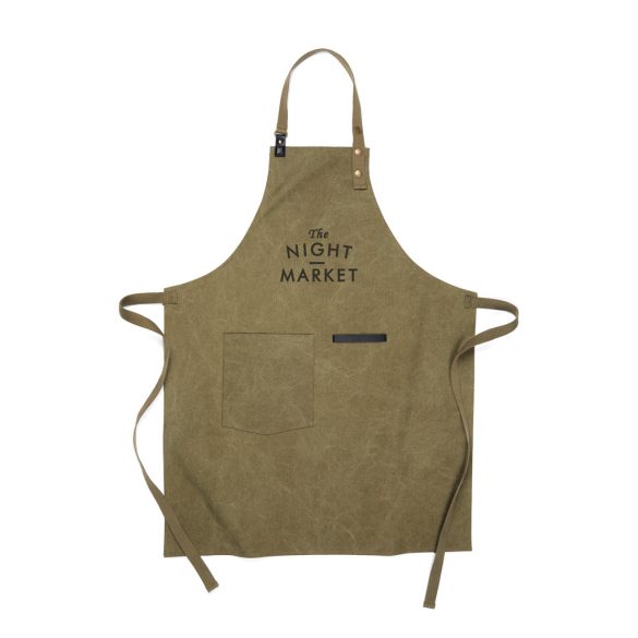 VINGA Tome GRS recycled canvas Apron, green