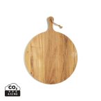 VINGA Buscot Round Serving Board, brown