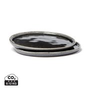 VINGA Nomimono plate 26,5 cm, 2 pcs set, black