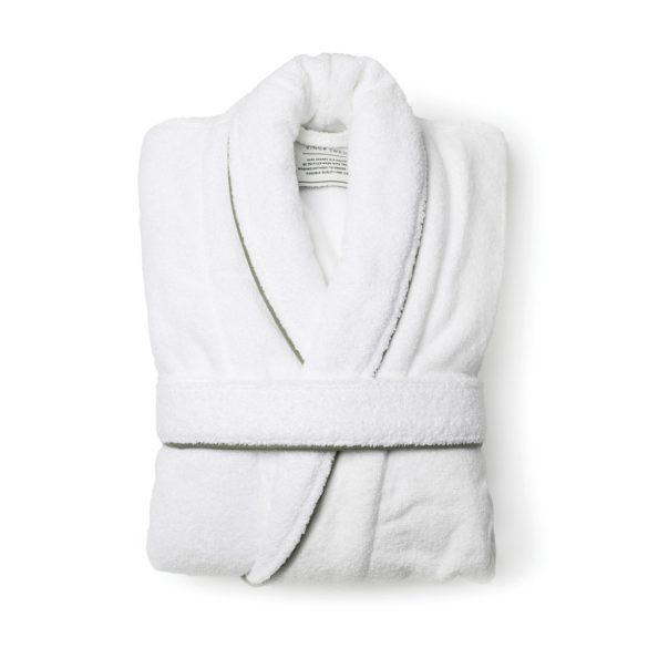 VINGA Harper bathrobe, white