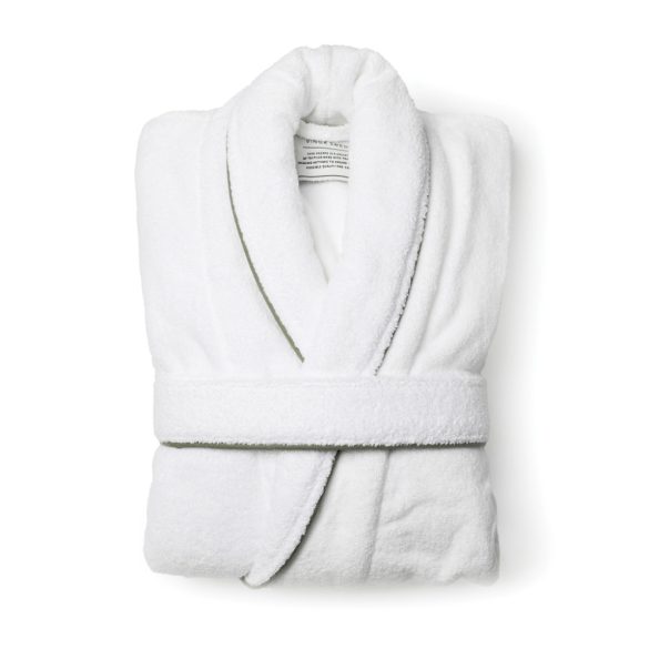 VINGA Harper bathrobe, white