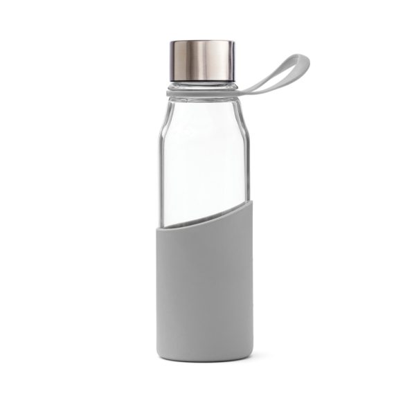 VINGA Lean Glass Water Bottle, grey