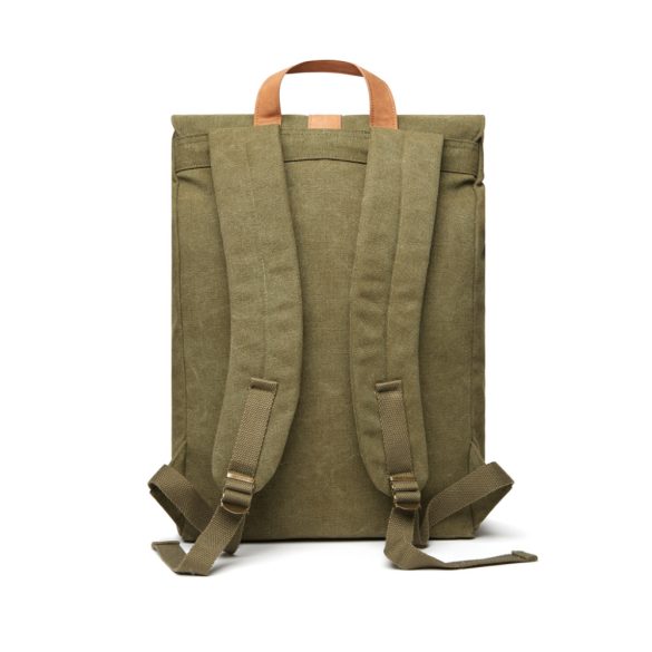 VINGA Bosler canvas backpack, green