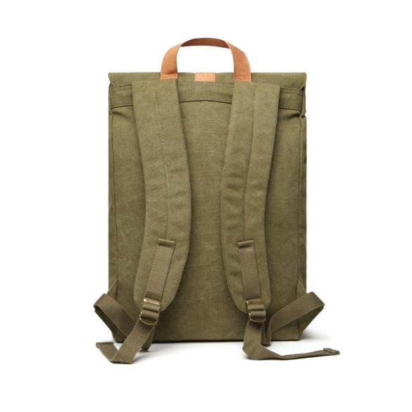 VINGA Bosler backpack GRS recycled canvas, green