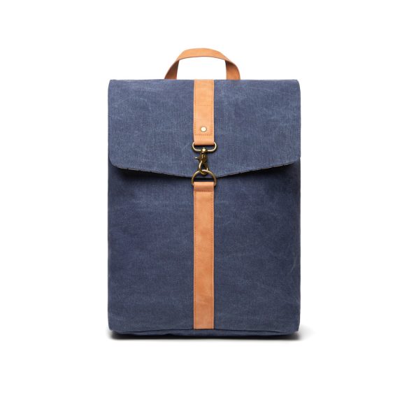 VINGA Bosler backpack GRS recycled canvas, navy