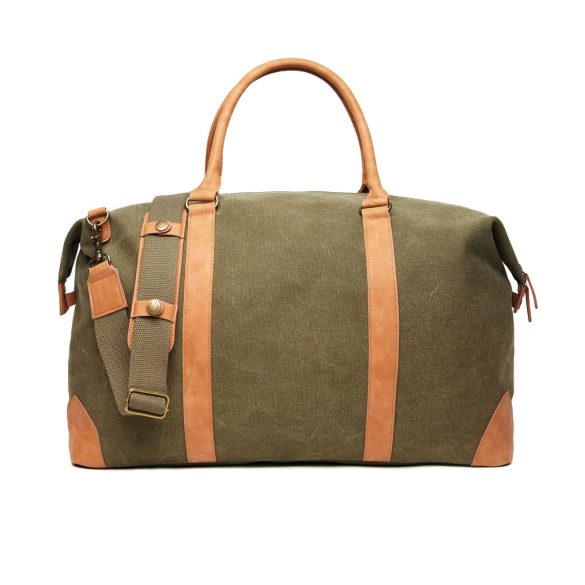 VINGA Bosler RCS recycled canvas duffelbag, green