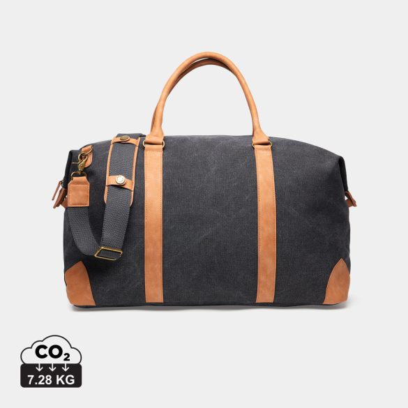 VINGA Bosler RCS recycled canvas duffelbag, black