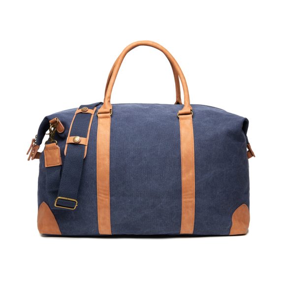 VINGA Bosler RCS recycled canvas duffelbag, navy