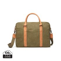 VINGA Bosler canvas computer bag, green