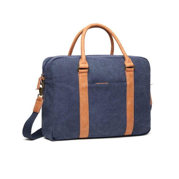 VINGA Bosler canvas computer bag, navy