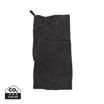 VINGA RPET active dry towel 40x80, black