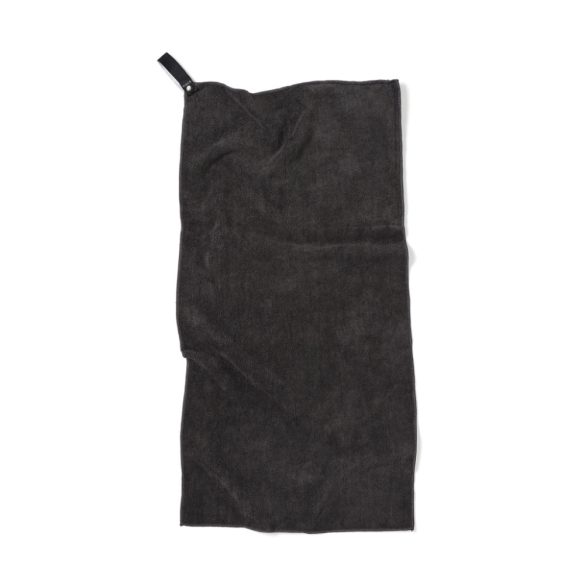 VINGA RPET active dry towel 40x80, black