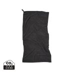 VINGA RPET active dry towel 140x70, black