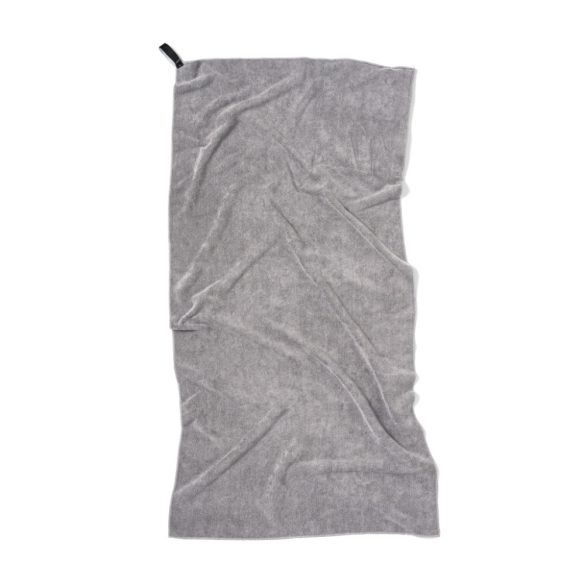 VINGA RPET active dry towel 140x70, grey