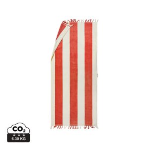 VINGA Valmer beach towel, red