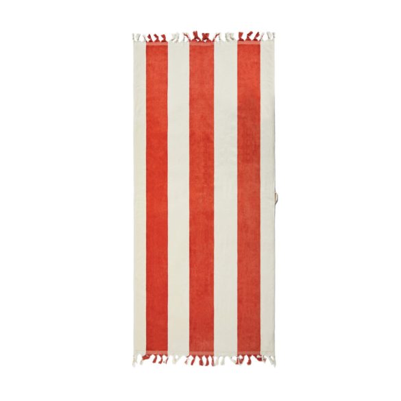 VINGA Valmer beach towel, red