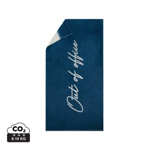 Vinga Lounge chair towel, blue