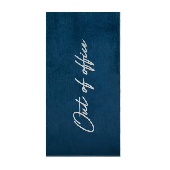Vinga Lounge chair towel, blue
