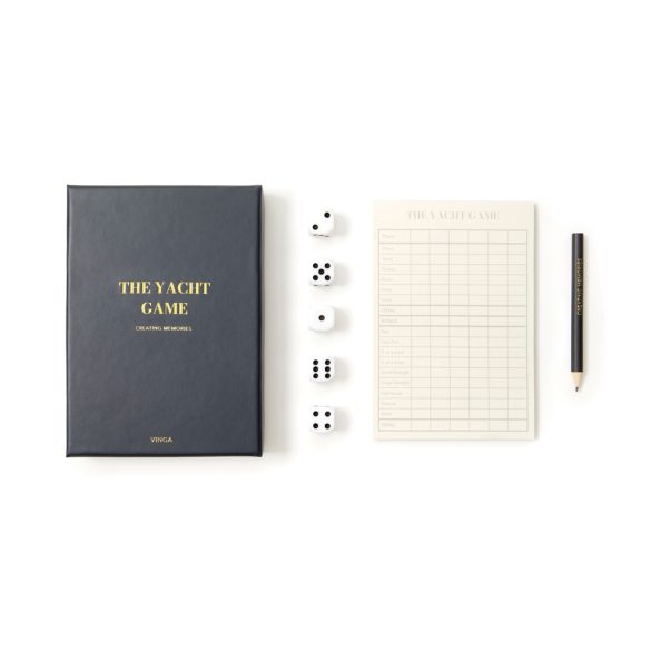 VINGA The Yacht Coffee Table Game, navy
