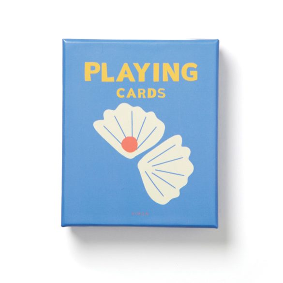 VINGA Playing cards coffee table edt., blue