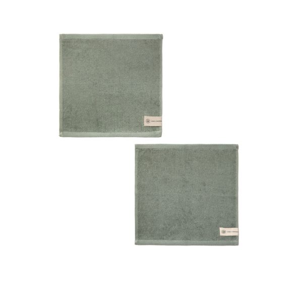 VINGA Birch towels 30x30, green
