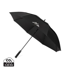 Nordic Drift Trail 27" AWARE™ RPET storm UPF 50+ proof Umbre, black