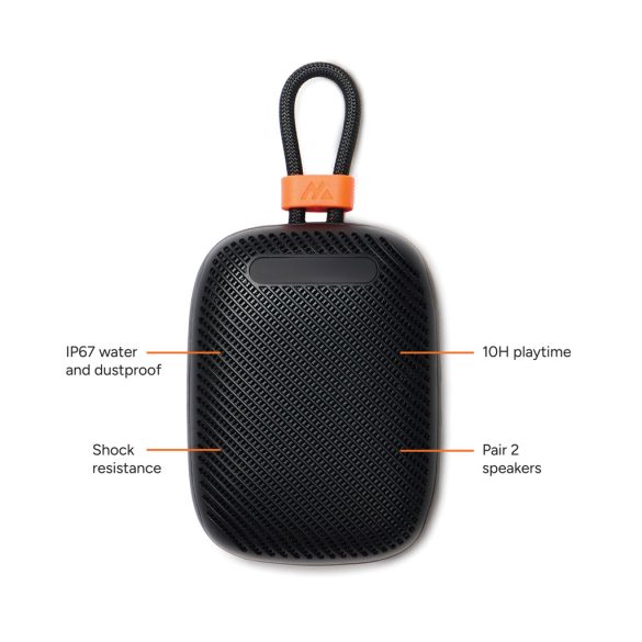 Nordic Drift Titan IP67 Water and Dustproof 5W Speaker, black