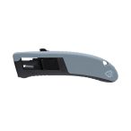   RCS certified recycled plastic Auto retract safety knife, grey