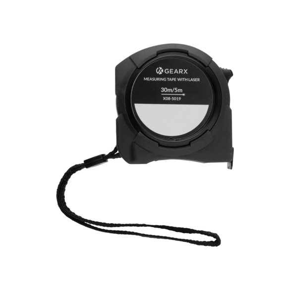 Gear X measuring 5M tape with 30M laser, black