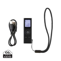 Gear X RCS recycled aluminium 30 metre laser measure, black