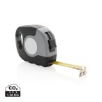 Measuring tape with carabiner, grey
