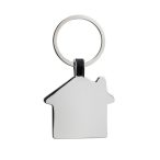 RCS recycled zinc alloy house keyring, silver