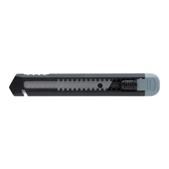 Refillable RCS recycled plastic snap-off knife, grey