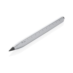 Eon RCS recycled aluminum infinity multitasking pen, silver