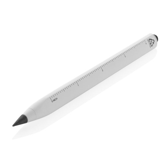 Eon RCS recycled aluminum infinity multitasking pen, white