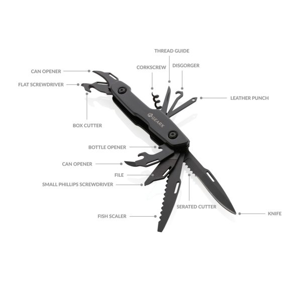 Gear X multifunctional knife, black