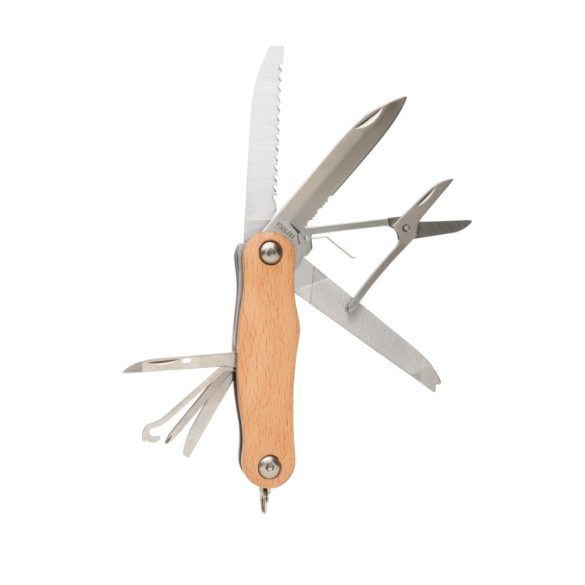 Wood pocket knife, brown