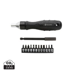 Gear X ratchet screwdriver, black