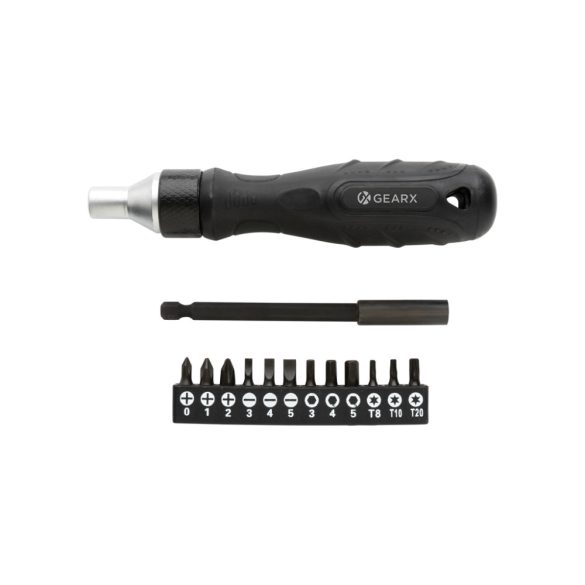 Gear X ratchet screwdriver, black