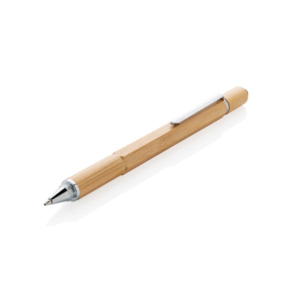 Bamboo 5-in-1 toolpen, brown