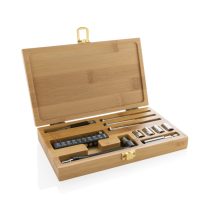 Carvine 21 pcs bamboo tool set, brown