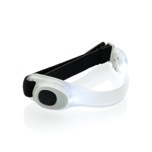 Safety led strap, white