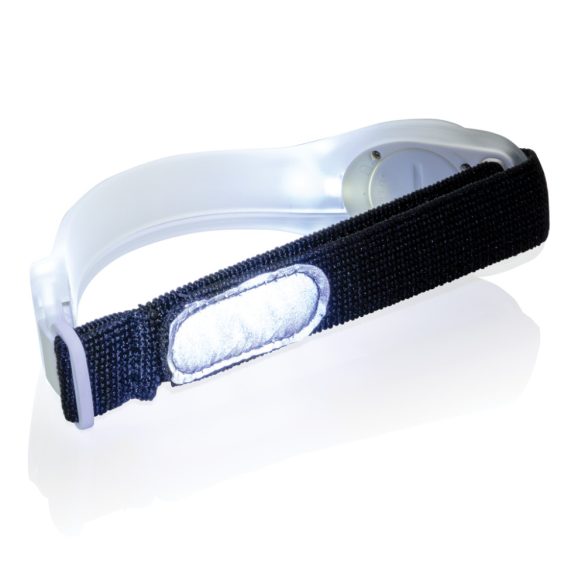 Safety led strap, white