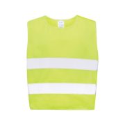   GRS recycled PET high-visibility safety vest 3-6 years, yellow