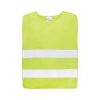   GRS recycled PET high-visibility safety vest 7-12 years, yellow