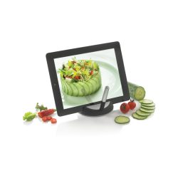 Chef tablet stand with touchpen, black