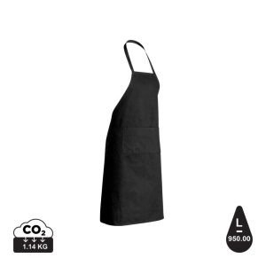 Impact AWARE™ Recycled cotton apron 180gr, black