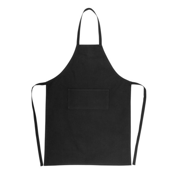 Impact AWARE™ Recycled cotton apron 180gr, black