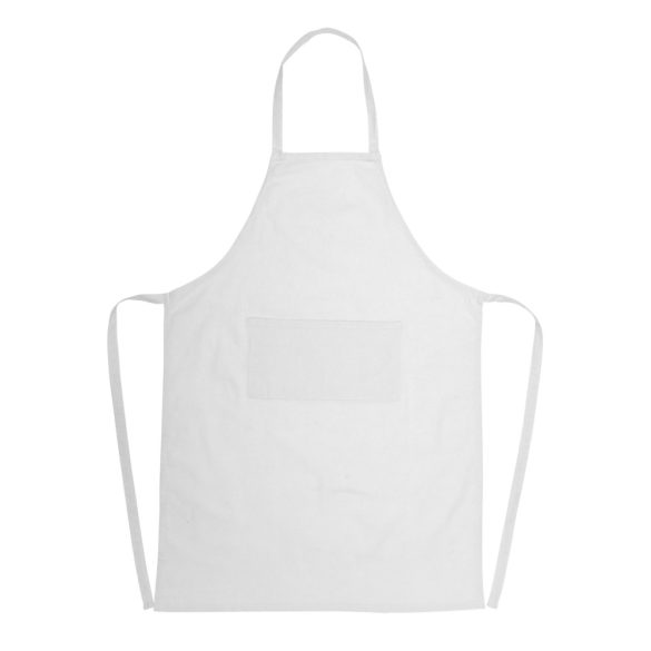 Impact AWARE™ Recycled cotton apron 180gr, white