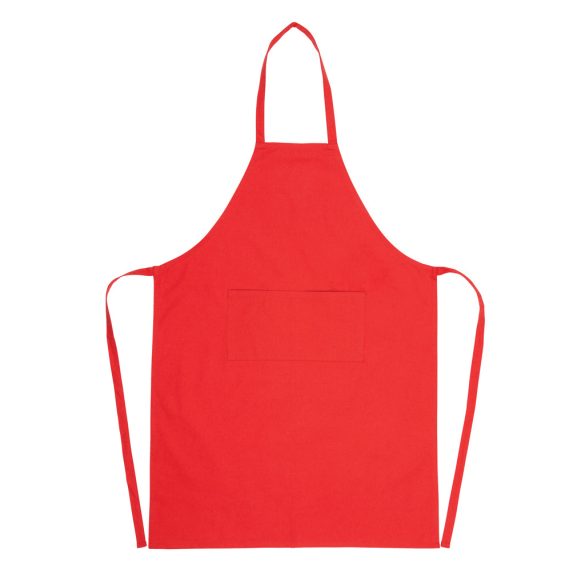 Impact AWARE™ Recycled cotton apron 180gr, red